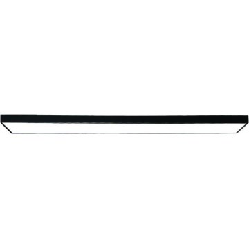 LED Griestu lampa LED/32W/230V 4000K 120x13 cm melna