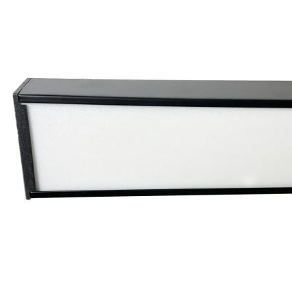 LED Griestu lampa LED/32W/230V 4000K 120x13 cm melna