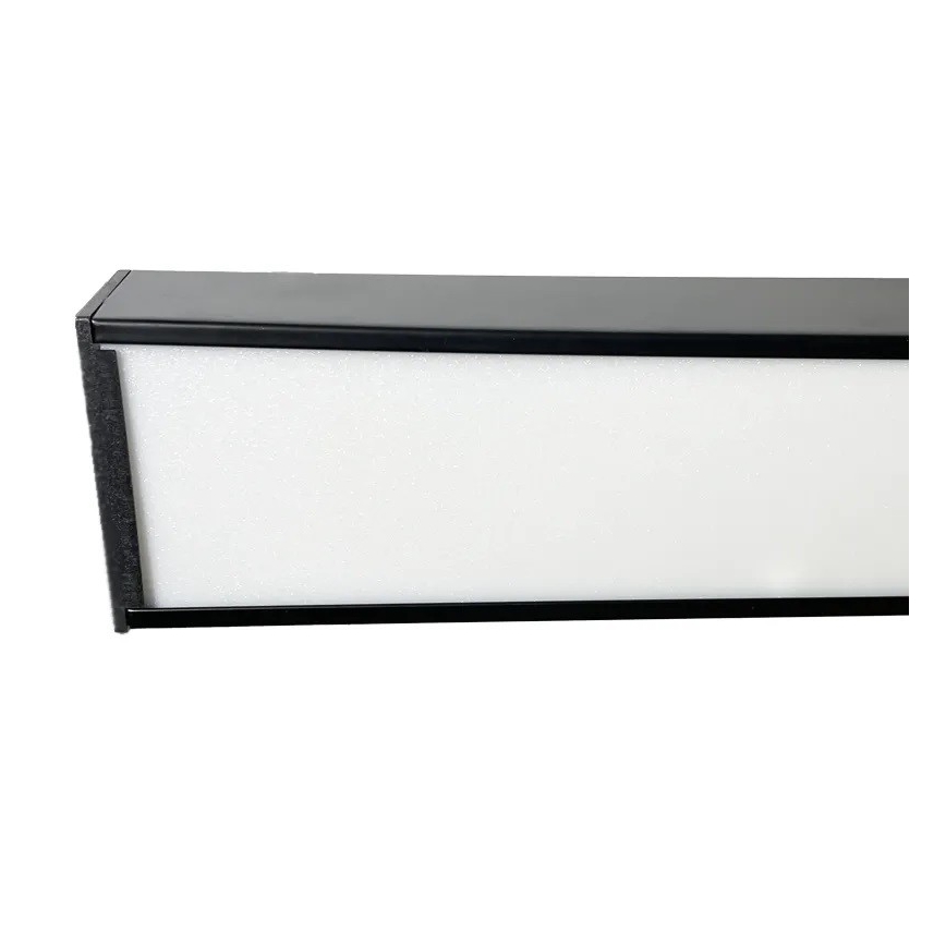 LED Griestu lampa LED/32W/230V 4000K 120x13 cm melna