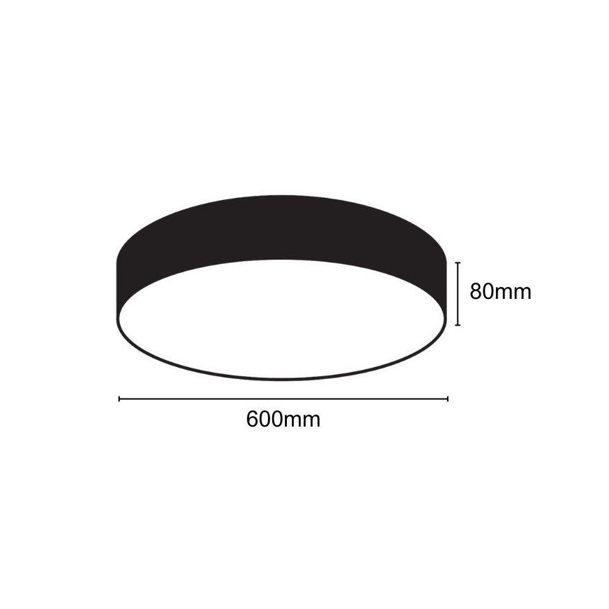 LED Griestu lampa LED/35W/230V 4000K d. 60 cm