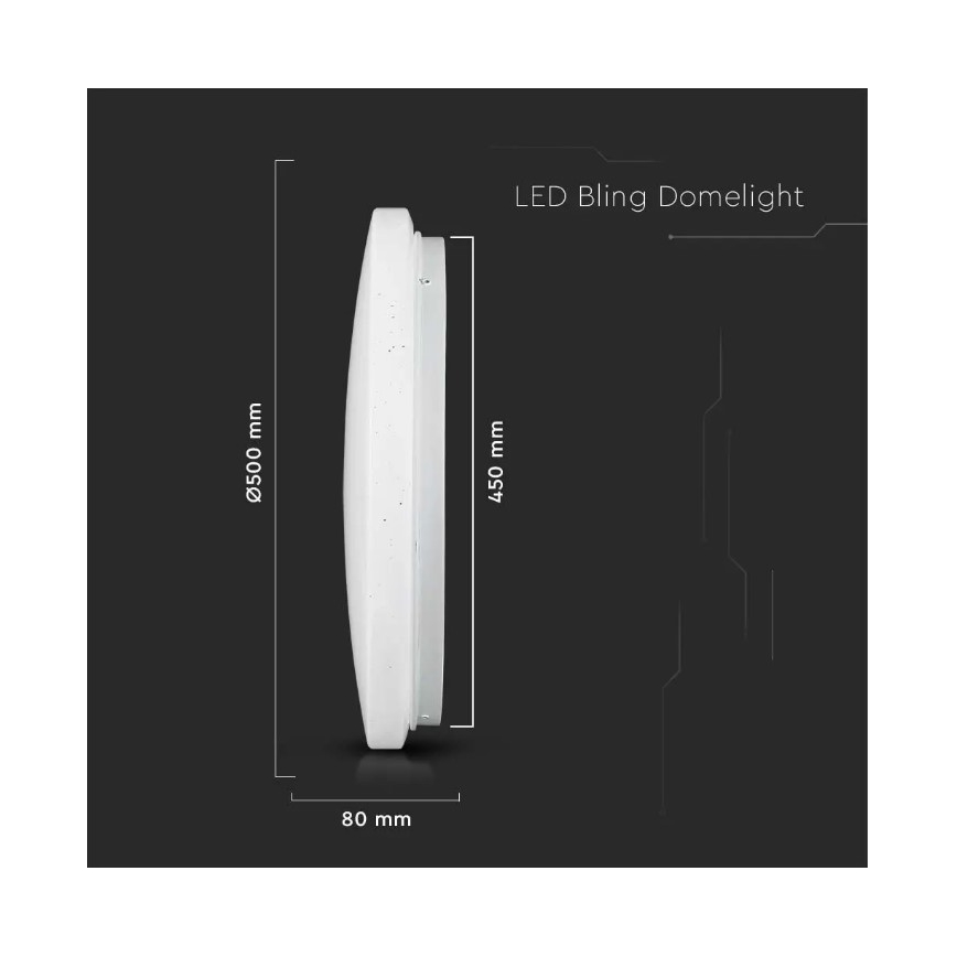 LED Griestu lampa LED/36W/230V d. 50 cm 3000/4000/6400K