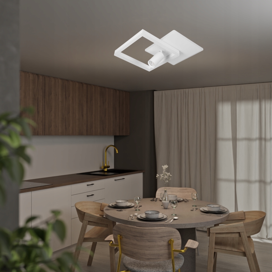 LED griestu lampa LED/38W/230V + 1xGU10/30W balta