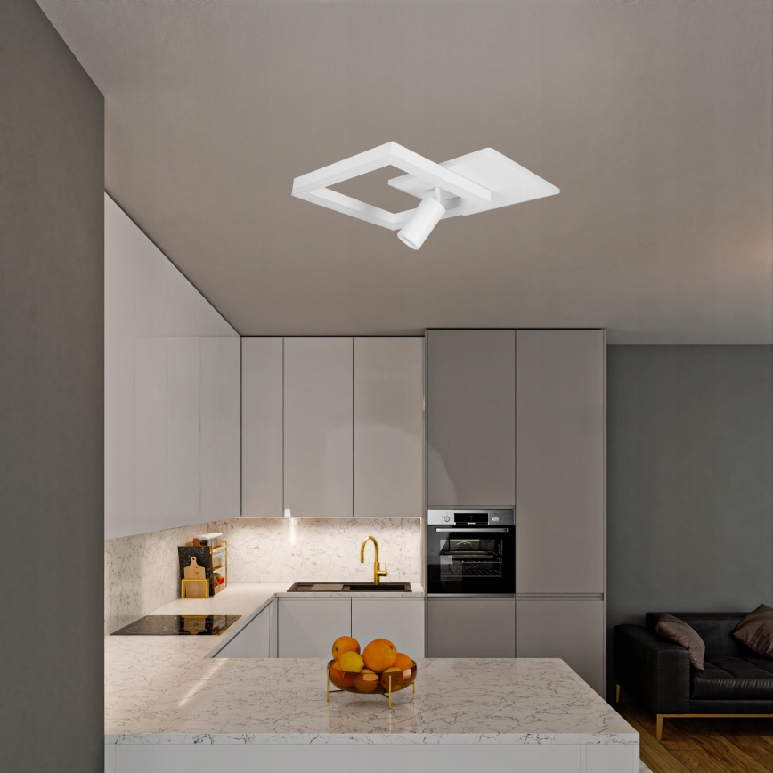 LED griestu lampa LED/38W/230V + 1xGU10/30W balta