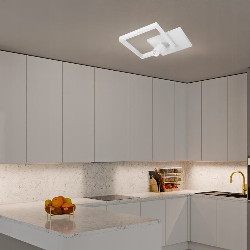 LED griestu lampa LED/38W/230V + 1xGU10/30W balta