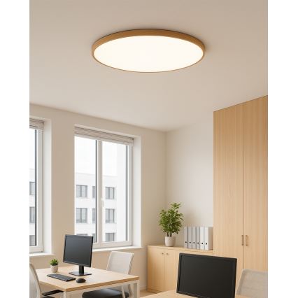 LED griestu lampa LED/40W/230V 3000/4000/6500K Ø 50 cm bēša