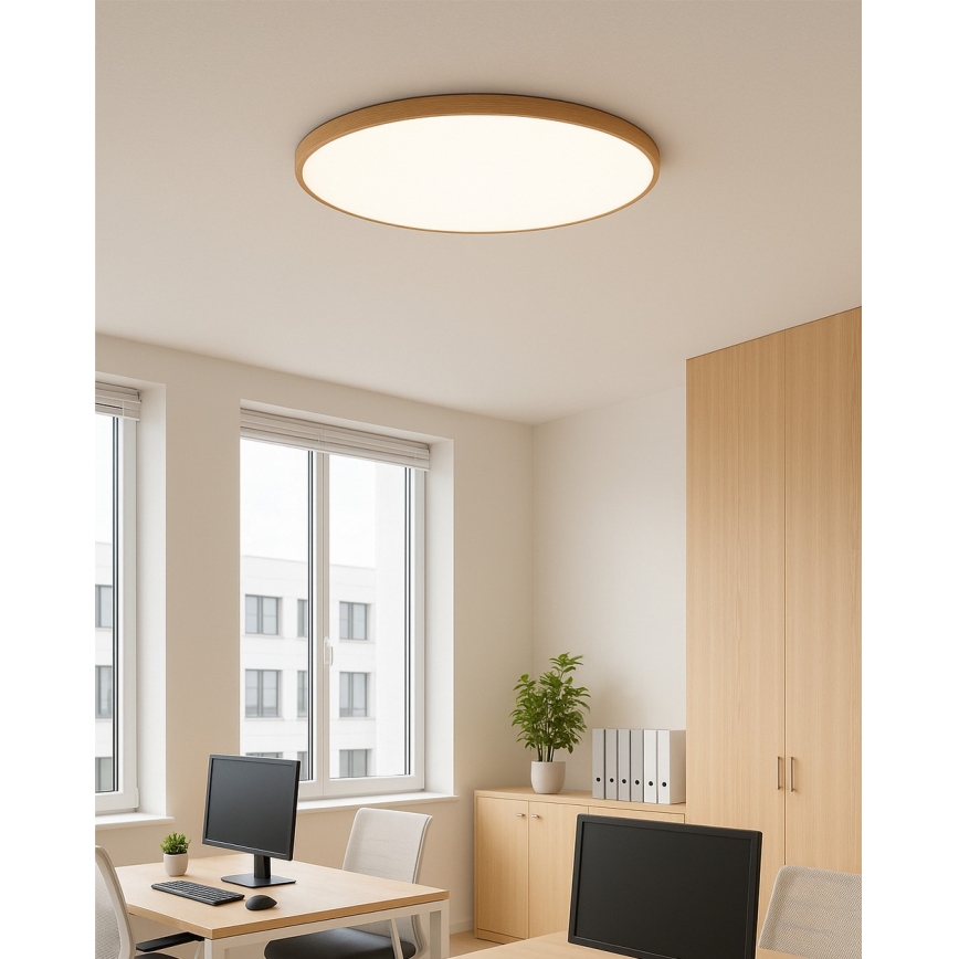 LED griestu lampa LED/40W/230V 3000/4000/6500K Ø 50 cm bēša