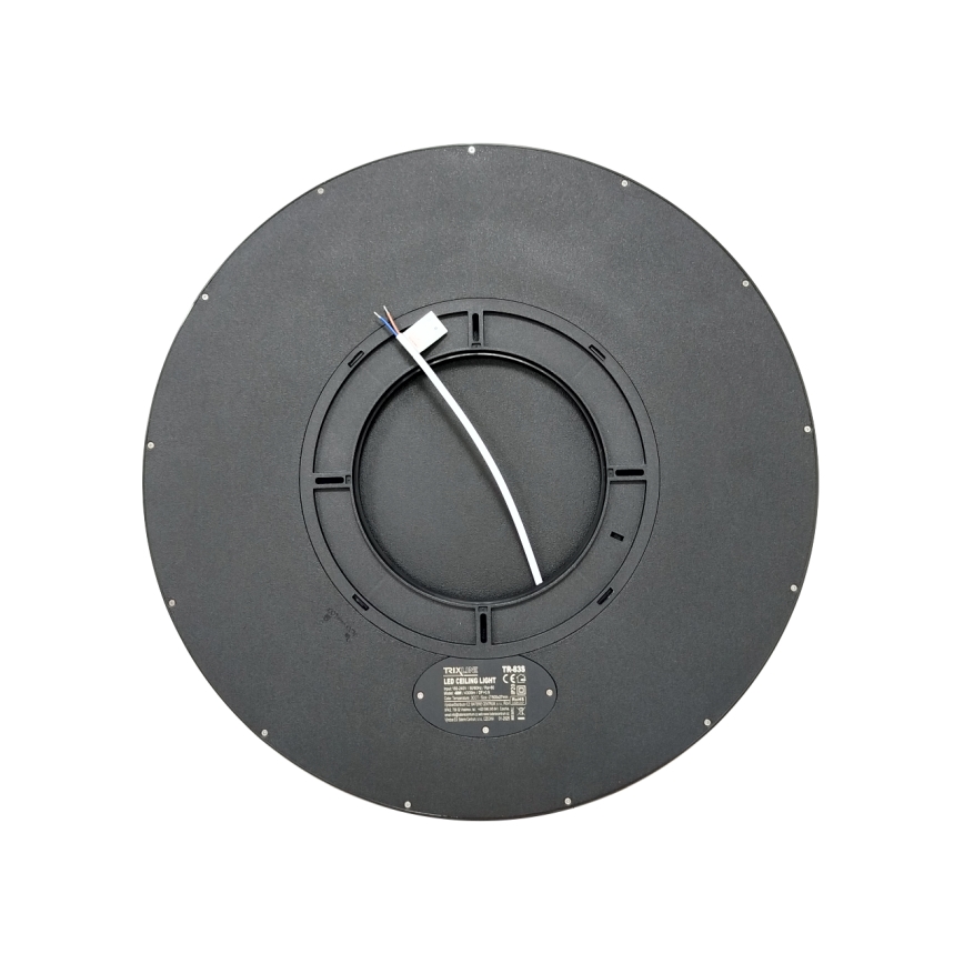 LED griestu lampa LED/40W/230V 3000/4000/6500K Ø 50 cm melna