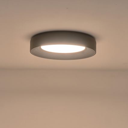 LED Griestu lampa LED/40W/230V 3000K melna d. 50 cm