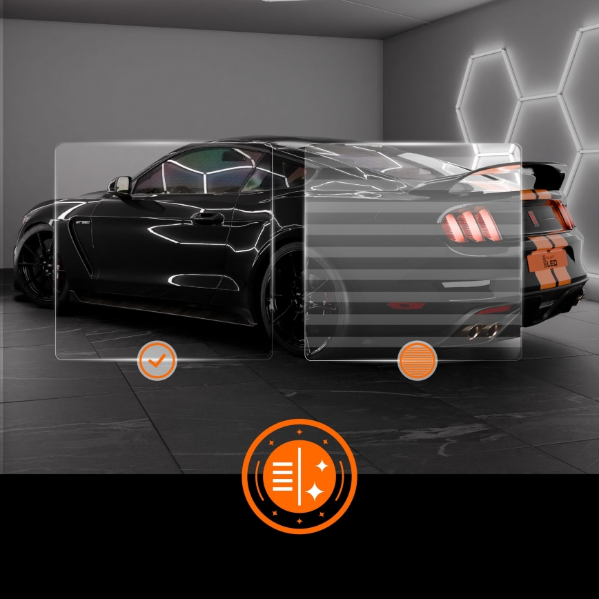 LED griestu lampa HEXAGON LED/570W/85-265V 6500K 522x298 cm CRI 90 IP44 balta