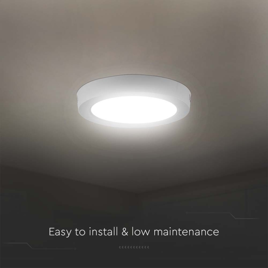 LED Griestu lampa LED/6W/230V 3000K balta
