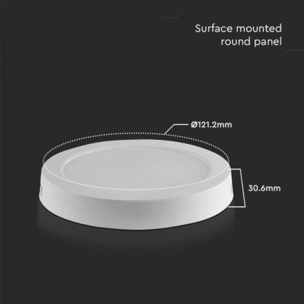 LED Griestu lampa LED/6W/230V 6500K balta