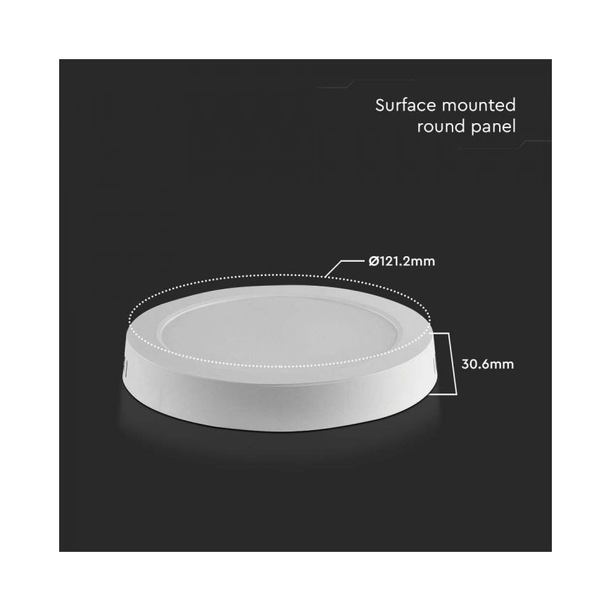 LED Griestu lampa LED/6W/230V 6500K balta