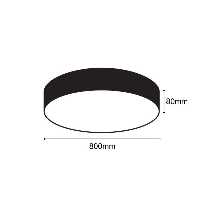 LED Griestu lampa LED/70W/230V 4000K d. 80 cm
