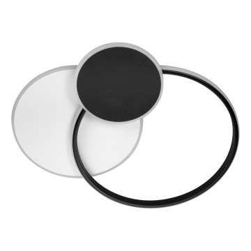LED Griestu lampa LED/78W/230V 3000-5000K melna/pelēka