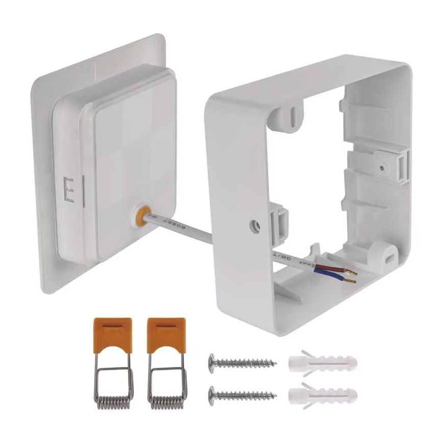 LED Griestu lampa LED/9W/230V 12x12 cm balta