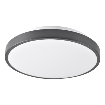 LED griestu lampa LIBRA LED/15W/230V 4000K Ø 29 cm melna