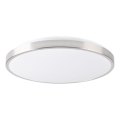 LED griestu lampa LIBRA LED/24W/230V Ø 39 cm spīdīgs hroms