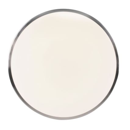 LED griestu lampa LIBRA LED/24W/230V Ø 39 cm spīdīgs hroms