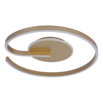 LED griestu lampa LORENZO LED/22W/230V pr. 50 cm zelta