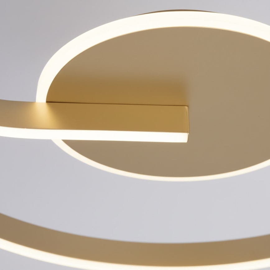LED griestu lampa LORENZO LED/22W/230V pr. 50 cm zelta