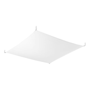 LED griestu lampa LUNA 6xG13/8,5W/230V 140x140 cm balta