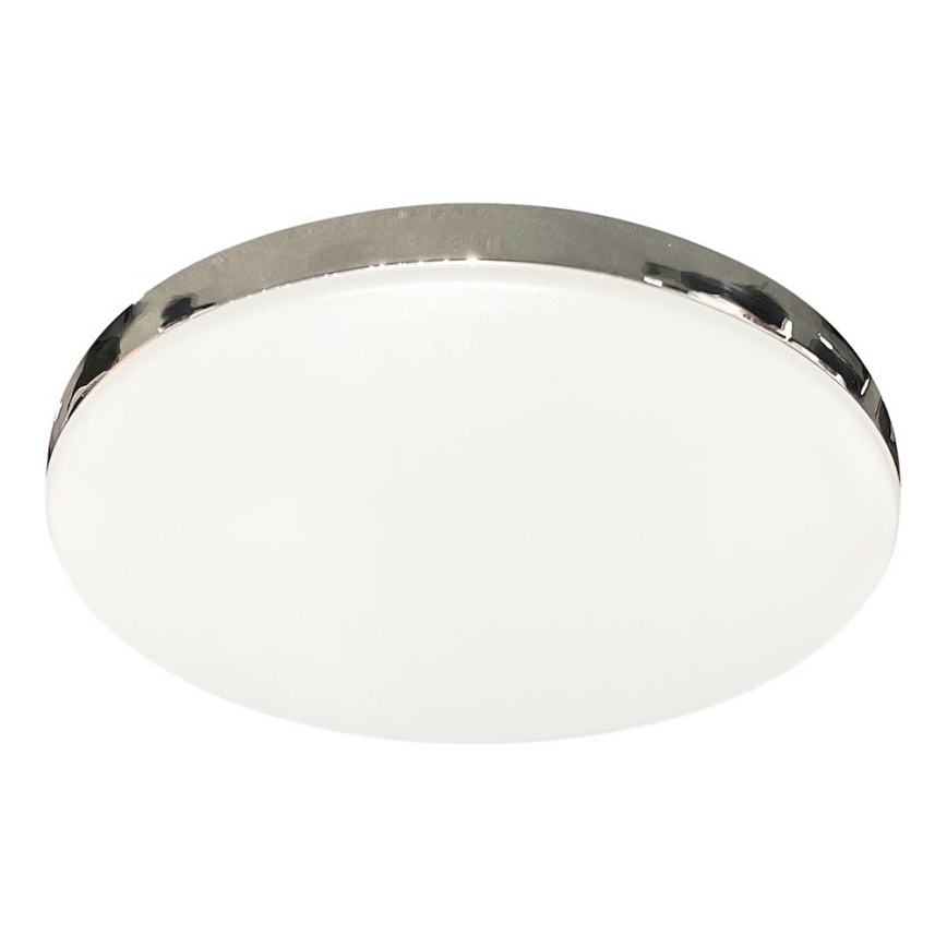 LED griestu lampa MAYA LED/10W/230V Ø 26 cm spīdīgs hroms