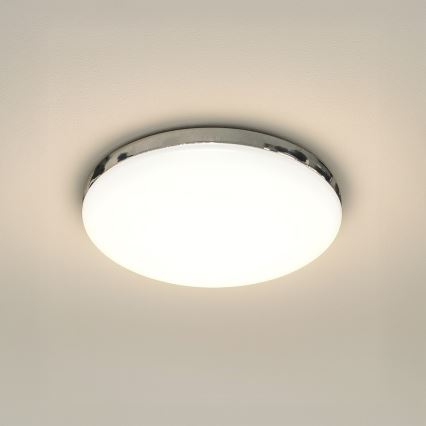 LED griestu lampa MAYA LED/10W/230V Ø 26 cm spīdīgs hroms