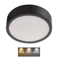 LED Griestu lampa NEXXO LED/12,5W/230V 3000/3500/4000K d. 17 cm melna