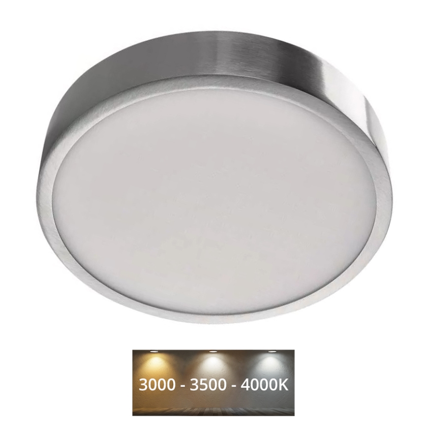LED Griestu lampa NEXXO LED/21W/230V 3000/3500/4000K d. 22,5 cm spīdīgi hromēts
