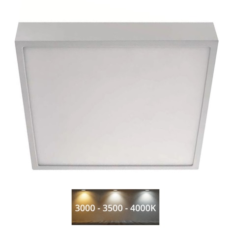 LED Griestu lampa NEXXO LED/28,5W/230V 3000/3500/4000K 30x30 cm balta