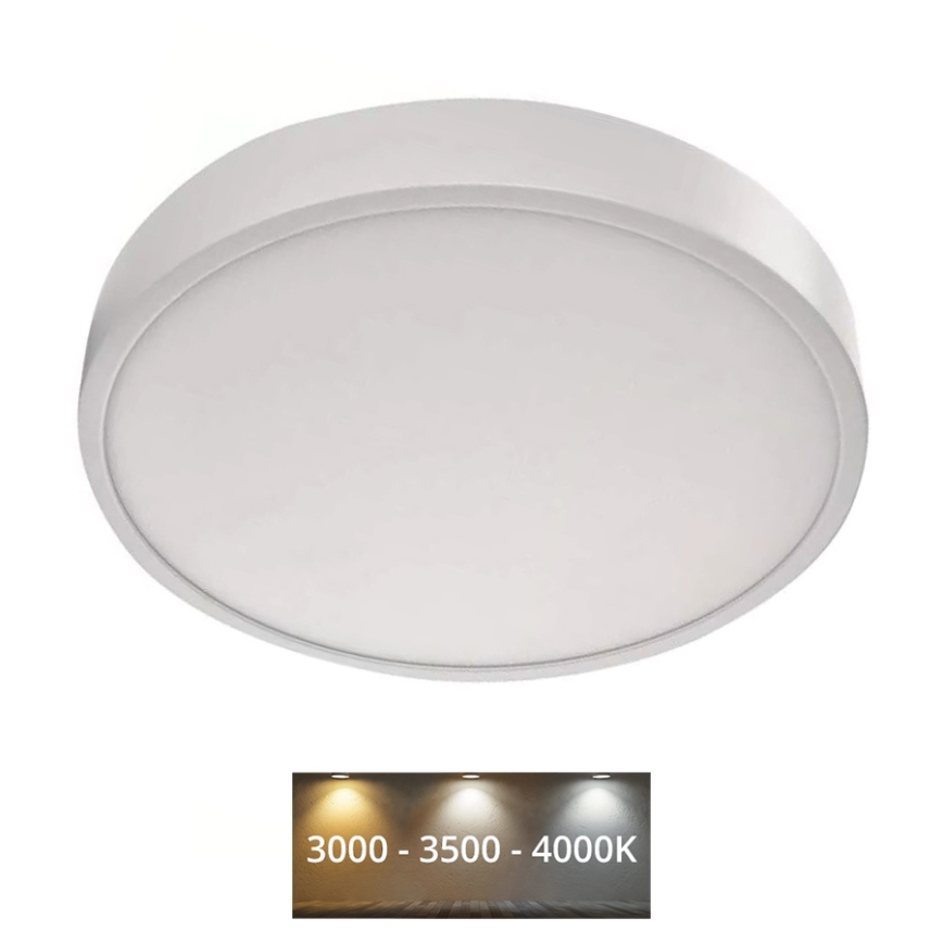 LED Griestu lampa NEXXO LED/28,5W/230V 3000/3500/4000K d. 30 cm balta