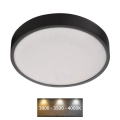 LED Griestu lampa NEXXO LED/28,5W/230V 3000/3500/4000K d. 30 cm melna