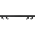LED Griestu lampa PARIS LED/24W/230V + 4xGU10/10W melna