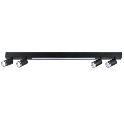 LED Griestu lampa PARIS LED/24W/230V + 4xGU10/10W melna