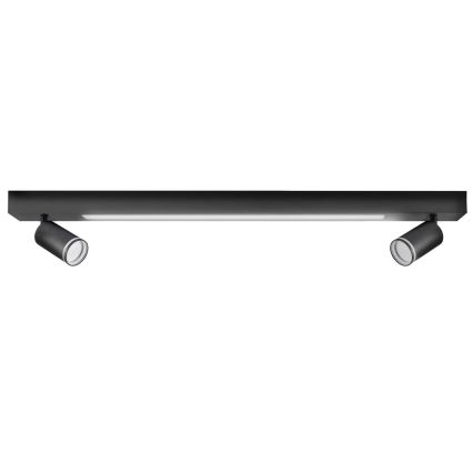 LED Griestu lampa PARĪZE LED/24W/230V + 2xGU10/10W melna