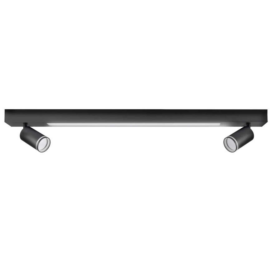 LED Griestu lampa PARĪZE LED/24W/230V + 2xGU10/10W melna
