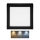 LED Griestu lampa RAFA LED/12W/230V 3000/4000/6000K 17x17 cm melna