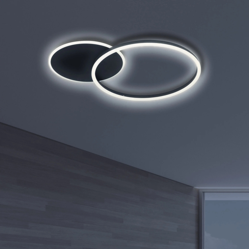 LED Griestu lampa ROMAN LED/33W/230V 4000K melna