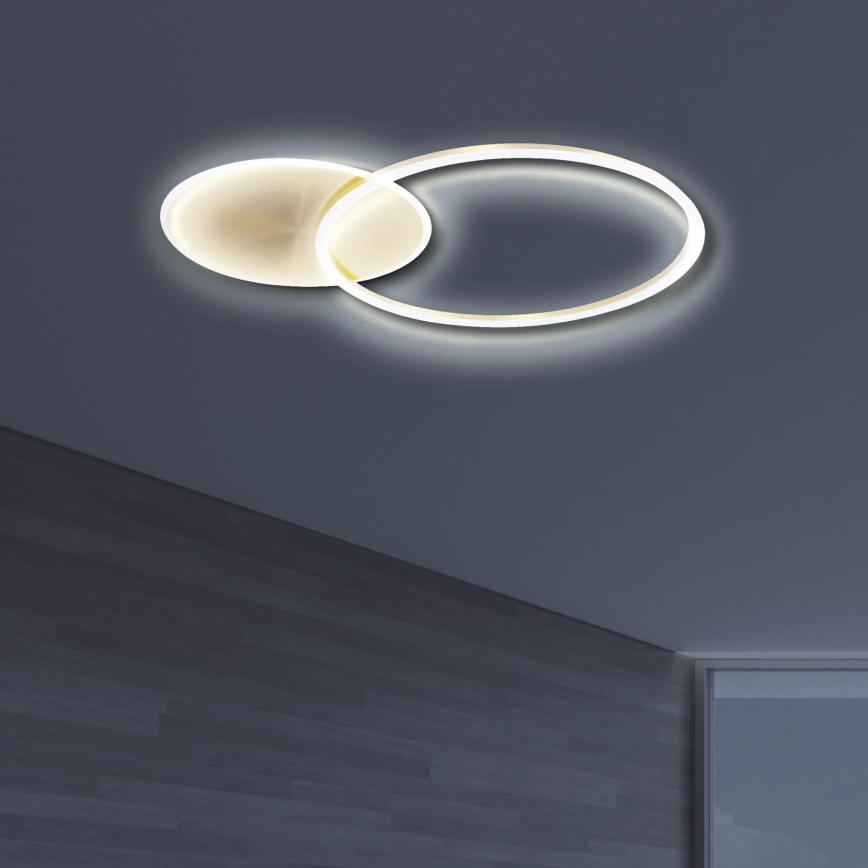 LED Griestu lampa ROMAN LED/33W/230V 4000K zelta