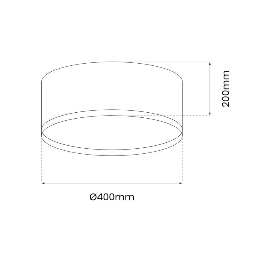 LED Griestu lampa RONDO LED/18W/230V zaļa
