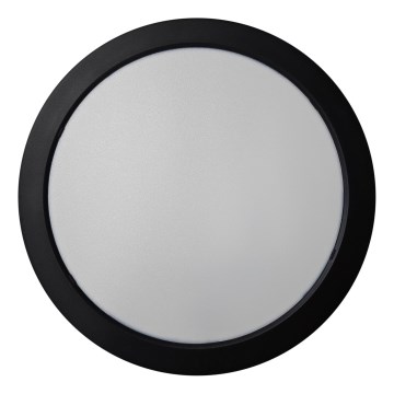 LED Griestu lampa ROUND LED/24W/230V 4000K d. 28,8 cm melna