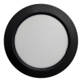 LED Griestu lampa ROUND LED/6W/230V 4000K d. 12,1 cm melna