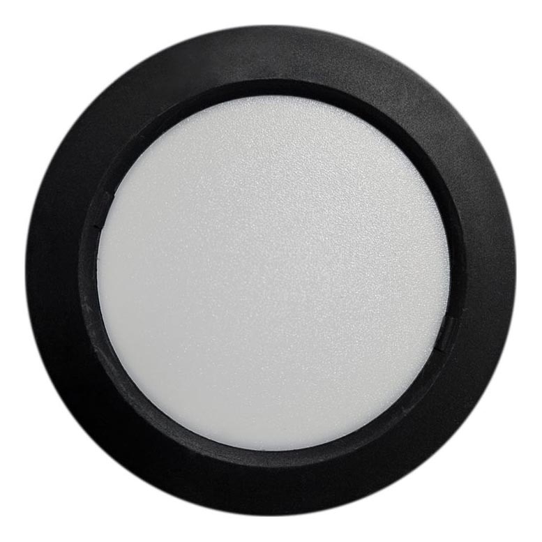LED Griestu lampa ROUND LED/6W/230V 4000K d. 12,1 cm melna