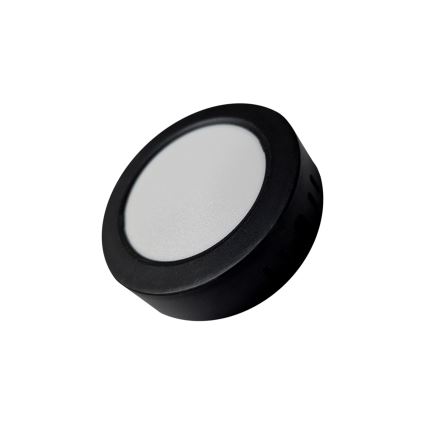 LED Griestu lampa ROUND LED/6W/230V 4000K d. 12,1 cm melna