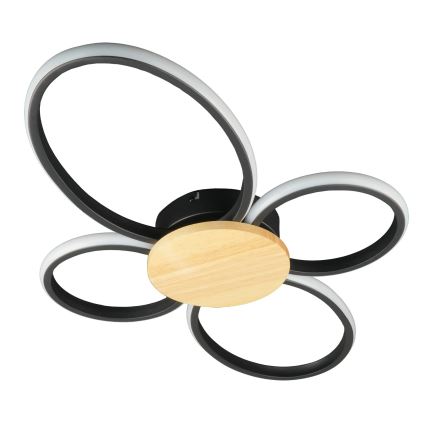 LED Griestu lampa SABINA LED/38W/230V kaučuka koks