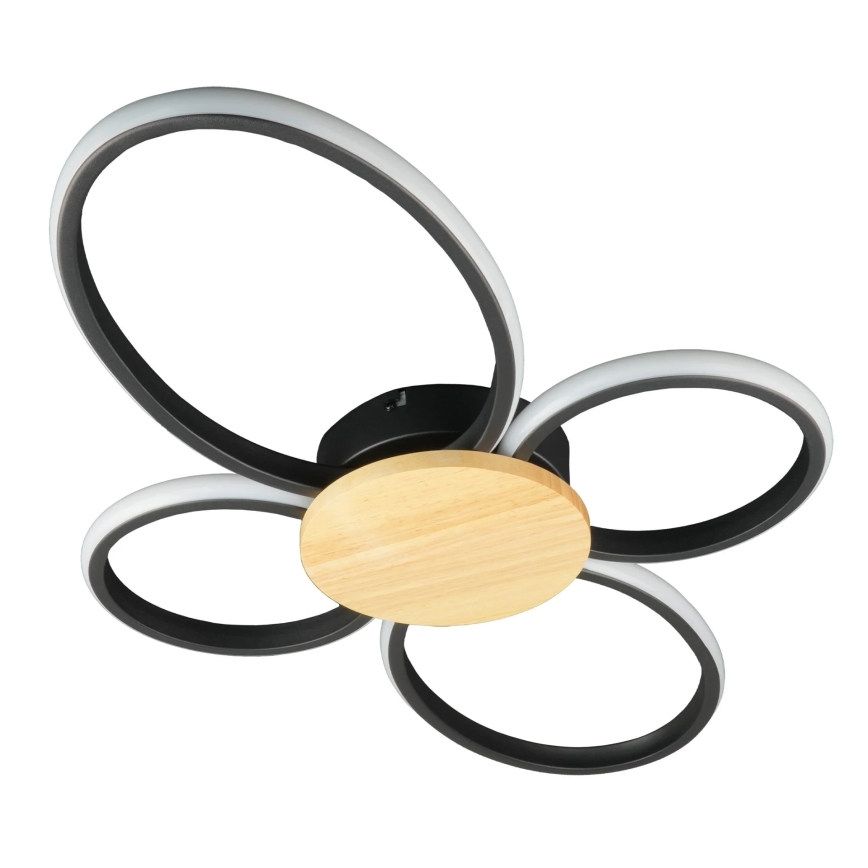 LED Griestu lampa SABINA LED/38W/230V kaučuka koks