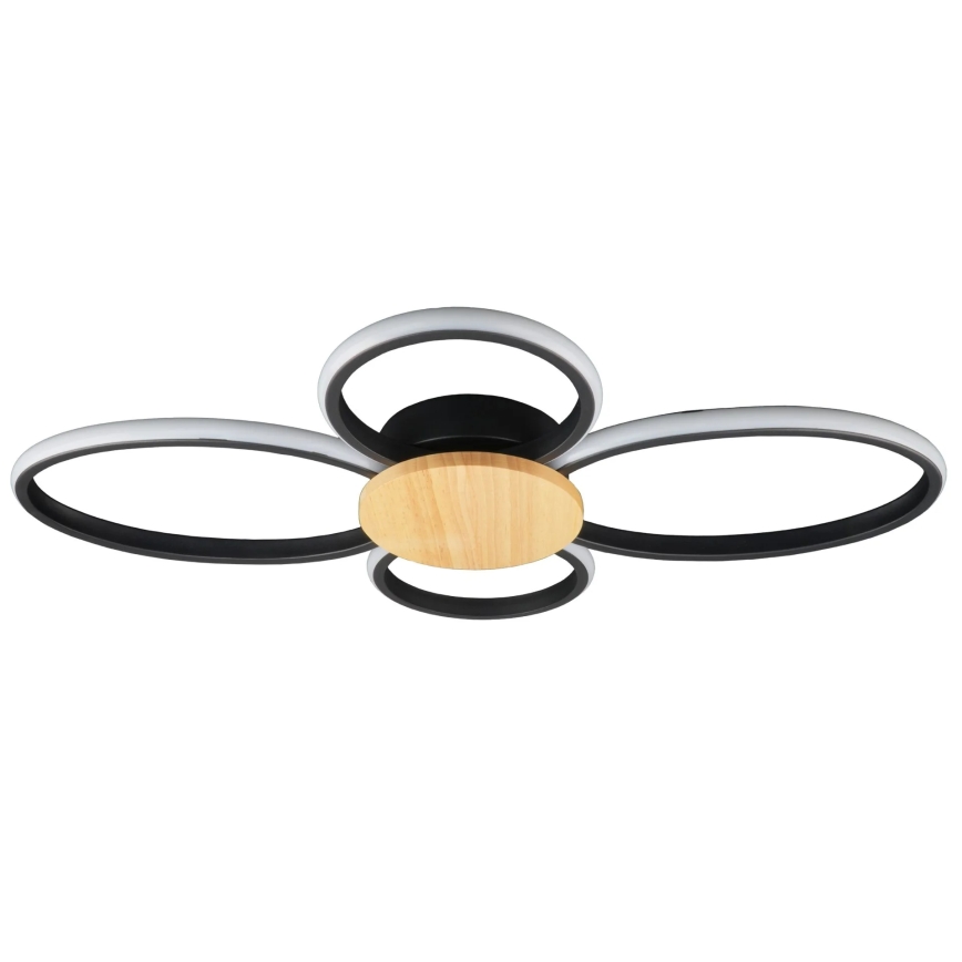 LED Griestu lampa SABINA LED/38W/230V kaučuka koks