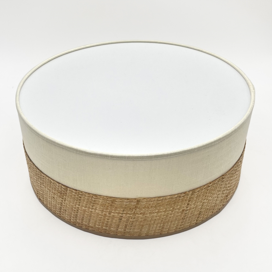 LED griestu gaismeklis SIRJA BOHO LED/20W/230V 4000K Ø 35 cm bēšs/krēms