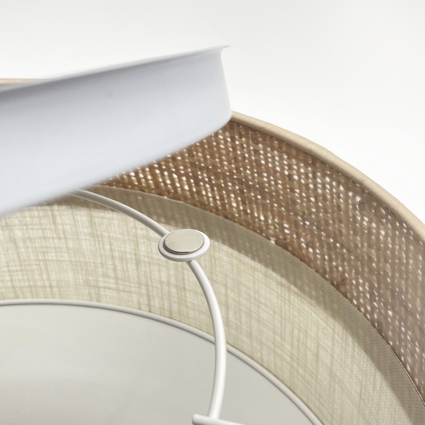 LED griestu gaismeklis SIRJA BOHO LED/20W/230V 4000K Ø 35 cm bēšs/krēms