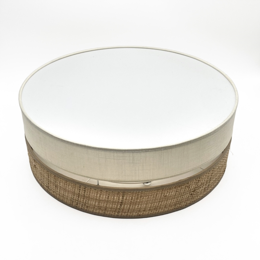 LED griestu gaismeklis SIRJA BOHO LED/36W/230V 4000K Ø 45 cm bēšs/krēmkrāsa